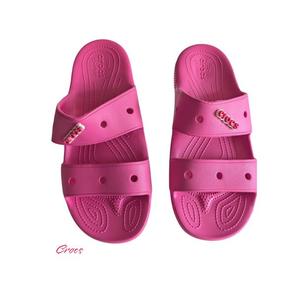 Crocs Classic Sandal (206761) Fuchsia Fun Unisex Men’s Sz 11 Women’s Sz  13 - Picture 8 of 8